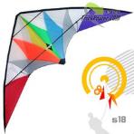 1.8m S18 Fire Blossom Stunt Kite [HuaZheng][Loud]